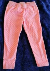 Girls Pink Dotty Leggings Aged 4 Years - Picture 1 of 1