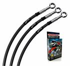 Bmw R1100s Boxer Cup Replica** 04-On Classic Black Braided Std Front Brake Lines
