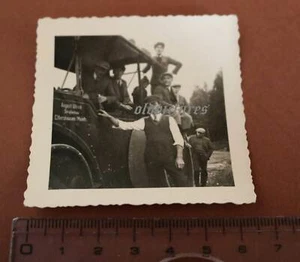 Great old photo - steamroller?? August Ullrich Road Construction Elfershausen 20-30e - Picture 1 of 1