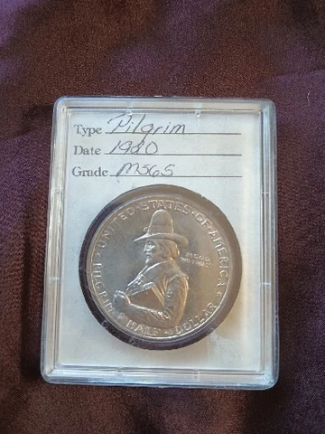 1920 50C Pilgrim MS65 PCGS Cover