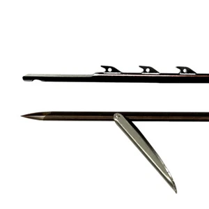 8mm Omer Speargun 4 Shak Fin Shaft 17-4 SS 100cm To 200cm Pesca Mono Barb Shaft - Picture 1 of 6