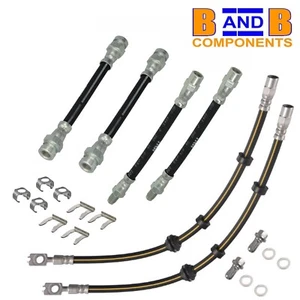 KIT MANGUERA DE FRENO DELANTERA Y TRASERA VW GOLF MK3 GTI 16V VR6 PARA DISCOS 288MM A1704 - Imagen 1 de 9