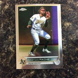 2022 Topps Chrome Update USC174 Cristian Pache Oakland Athletics - Picture 1 of 2