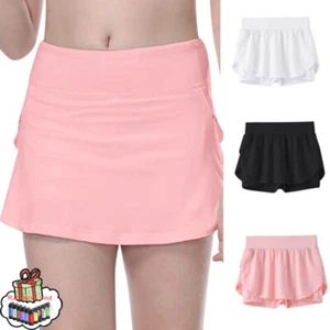 Kids Girls Fashionable Casual Skirts Fitness Yoga Running Sport Shorts Skirts - Picture 1 of 18