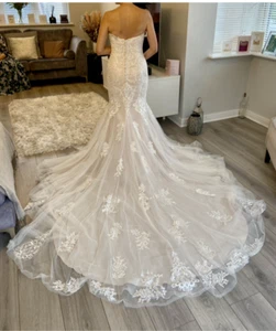 Wedding Dress - Stella York (Pippa) - Mermaid - Never Worn - size 14 - Picture 1 of 7