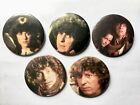 DOCTOR WHO RARE AMERICAN VINTAGE SET OF FIVE TOM BAKER BUTTON PIN BADGES!
