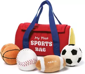 Baby My First Sports Bag Stuffed Plush Playset, Baby Gift Toys for Boys and Gir - Picture 1 of 12