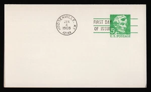 #UY21 5c + 5c Abraham Lincoln, FDC **ANY 5=FREE SHIPPING** - Picture 1 of 1