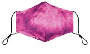 Multi-Colored Tie Dye Washable Face Mask Adult Bespoke Size S/M - Picture 1 of 2