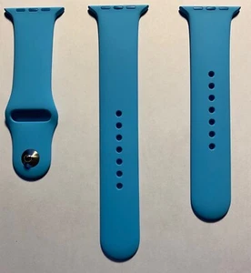 Apple Watch Blau Sportarmband Series 3 42mm 6 SE 44mm 7 45mm Original 1. Gen 2015 - Bild 1 von 5