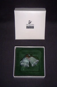 SWAROVSKI CHRISTMAS MEMORIES CRYSTAL BELLS ORNAMENT NEW IN BOX - Picture 1 of 3
