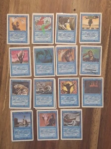 Azul ilimitado (común, poco común y raro) - Magic The Gathering - Todas las condiciones - Imagen 1 de 37