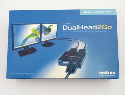 Matrox DualHead2Go Dual Display Splitter MGI D2G-A2A-AJ - Image 1 of 3