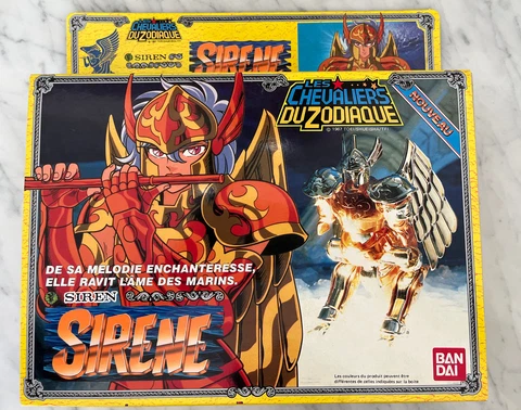 Saint Seiya Vintage- Les Chevaliers du Zodiaque- Bandai (1988) Sirene Cover