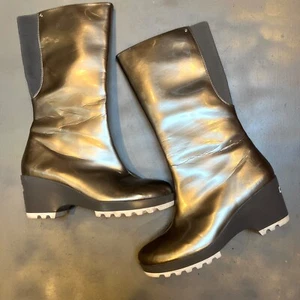 Botas Rockport Impermeables Hydro Shield Plateadas Metálicas EE. UU. 11 UE 43 NUEVAS SIN CAJA - Imagen 1 de 7