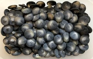 Buttons 23mm 36L Grey Beige Cream Charcoal Animal Swirl Shank Button (W147) - Picture 1 of 24