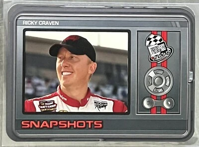 2006 Press Pass "Snapshots" 🏎 #8 RICKY CRAVEN 🏁 NASCAR 🏁 Free Shipping - Image 1 of 2