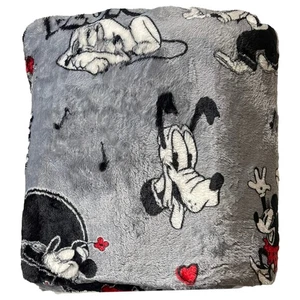 Big One Oversized Plush Mickey Friends Retro Donald Goofy Throw Blanket, 5' x 6' - Picture 1 of 3