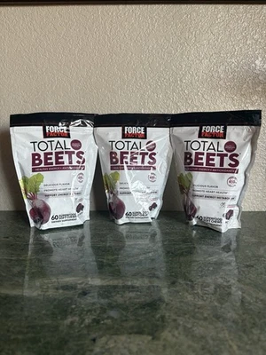 Force Factor Total Beterraba Saúde do Coração 180 unidades mastiga Açaí Expira 12/2026 - Imagem 1 de 2