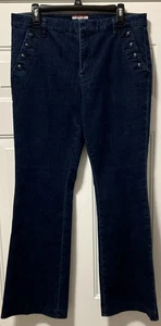 Tommy Hilfiger Damenjeans Hose Größe 12 Matrosenstil Taschen gebraucht, in einwandfreiem Zustand - Bild 1 von 6