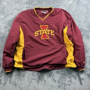 Campus Specialties Size Large Iowa State Pullover Red/Yellow Logo Embroidered - Picture 1 of 9