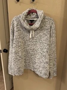 banana republic Wasserfallausschnitt Top schwarz/weiß - Damen XL - Bild 1 von 4