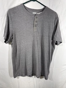Old Navy Herren Henley Hemd weich gewaschen grau Medium - Bild 1 von 6
