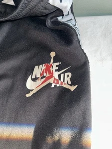 Nike Air Jordan Youth Boys Joggers / Sweatpants Youth Size Large Jumpman Black - Picture 1 of 5