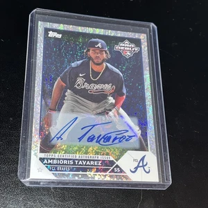 2023 Topps Pro Debut Silver Sparkle Foil # PD-77 Ambioris Tavarez /199 Auto - Picture 1 of 3