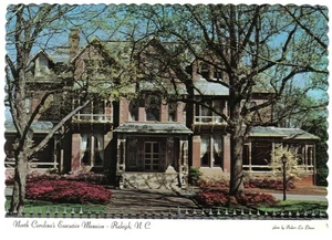 North Carolina Postkarte Raleigh Executive Mansion North Blount St - Bild 1 von 2