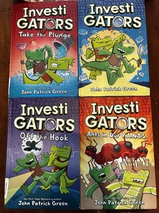 InvestiGators Series 4 Books Collection Paperback -Ages 7+-By John Patrick Green - Bild 1 von 1