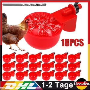 18X Automatischer Hühner-Wasserbecher, Farm Coop, Geflügel-Tränke, Wasserspender - Bild 1 von 15