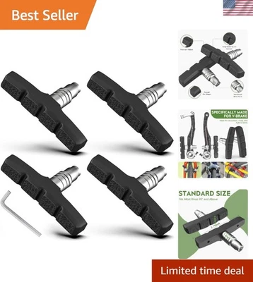 Versátiles pastillas de freno de 70 mm V con llave de instalación - Compatible con todas las bicicletas Foto 1 de 4