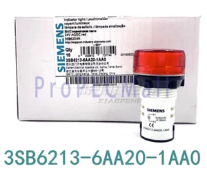 New 1pcs SIEMENS Panel Indicator 3SB6213-6AA20-1AA0 Red 3SB62D3R - Picture 1 of 4