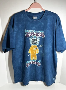 HTF-PAPA MALI Blue Tie-Dye Voodoo Doll Men's XL T-Shirt - Picture 1 of 7