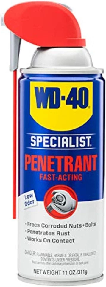 WD-40 Specialist Penetrant 带智能吸管,金属渗透,橡胶,11 盎司 — 第 1/1 张图片