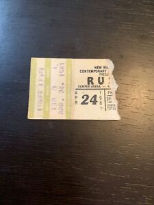 Billet de concert RUSH Stub 1981 KC