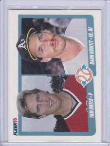 Tom Drees Dann Howitt 1990 Fleer Canadian Baseball Card 644 Grade Mint - Picture 1 of 2