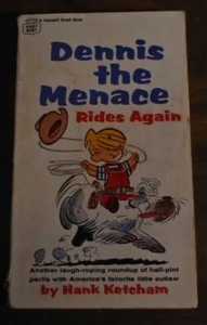 Dennis The Menace Rides Again Hank Ketcham 6th Fawcett Crest Printing 1967 - Imagen 1 de 8