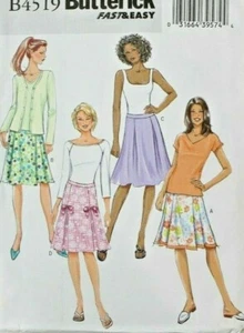 Butterick 4519 Misses Skirt Sewing Pattern 4 Styles & Pleat Options 16-18-20-22 - Picture 1 of 2