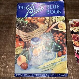 Vintage Ball Blue Book Canning Preserving Recipes 1938 Plus Bonus