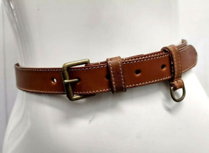 Banana Republic Safari Vintage Belt 1980s Leather "MONEY" KEY CHAIN HOLDER 1467