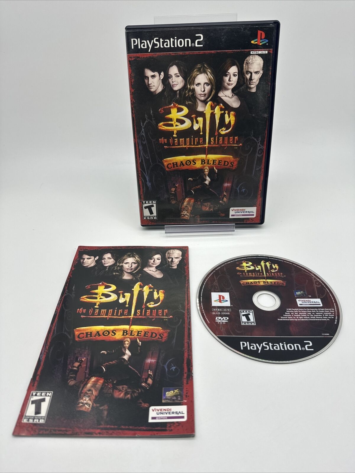 Buffy the Vampire Slayer: Chaos Bleeds (PlayStation 2 PS2)Complete, Fast Ship