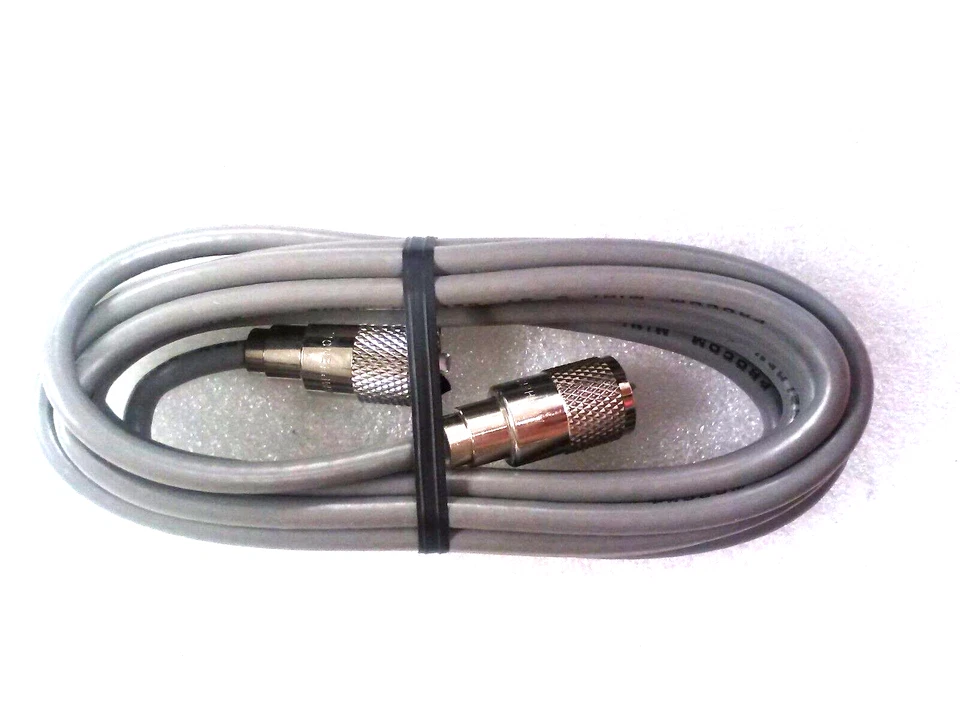 RG-8X Coaxial Cable Jumper 12 Foot with soldered Amphenol PL-259 connectors. - Image 1 of 1