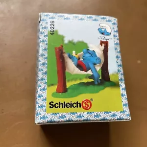 Bins Smurf Peyo SCHLEICH 40226 Hammock Sealed Box - Foto 1 di 6