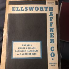 Vintage 1940 Ellsworth Haffner Co, Catalog Vol. 5 With Introduction Letter. *