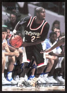 1995-96 9185D Classic Autographs LAZELLE DURDEN Auto CINCINNATI BEARCATS - Bild 1 von 2