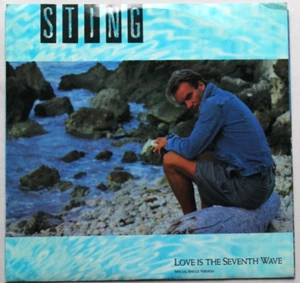 STING LOVE IS THE SEVENTH WAVE / THE DREAM OF THE BLUE TURTLE 45 7" VINYL & PS - Picture 1 of 2