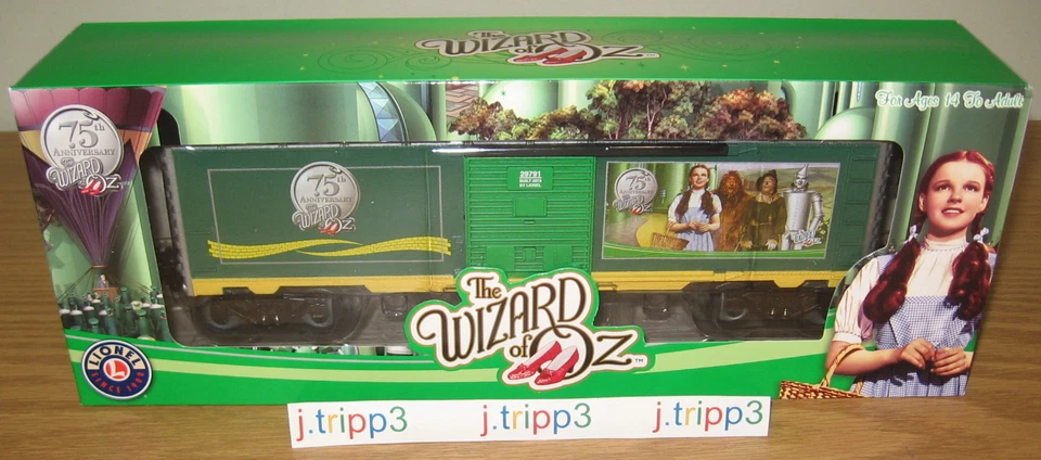 Lionel 6-29791 The Wizard of Oz Box Car O Gauge Toy Train 75th Anniversary nib - Image 1 of 4