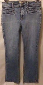 Old Navy Women's Jeans Sz 10 Just Below The Waist Bootcut Medium Wash Blue Denim - Picture 1 of 5